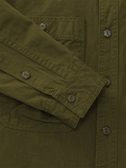 アメカジアーミースタイル長袖シャツ