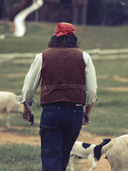 スエード&コーデュロイ ツインポケットベスト