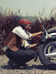 スエード&コーデュロイ ツインポケットベスト