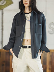 ウールシャツジャケット