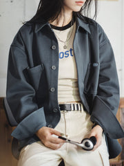 ウールシャツジャケット