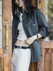 ウールシャツジャケット