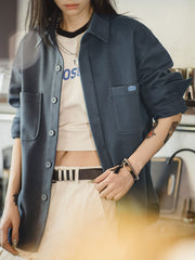 ウールシャツジャケット