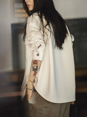 ウールシャツジャケット