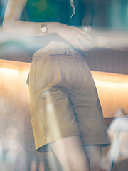 ガウチョ ハイウエスト ショートパンツ