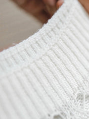 アメリカンヴィンテージ透かし編みニット