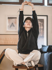 アメリカンスタイルのフリース裏地ヘビーフーディー