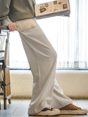 アメリカンカジュアルドレープワイドレッグパンツ