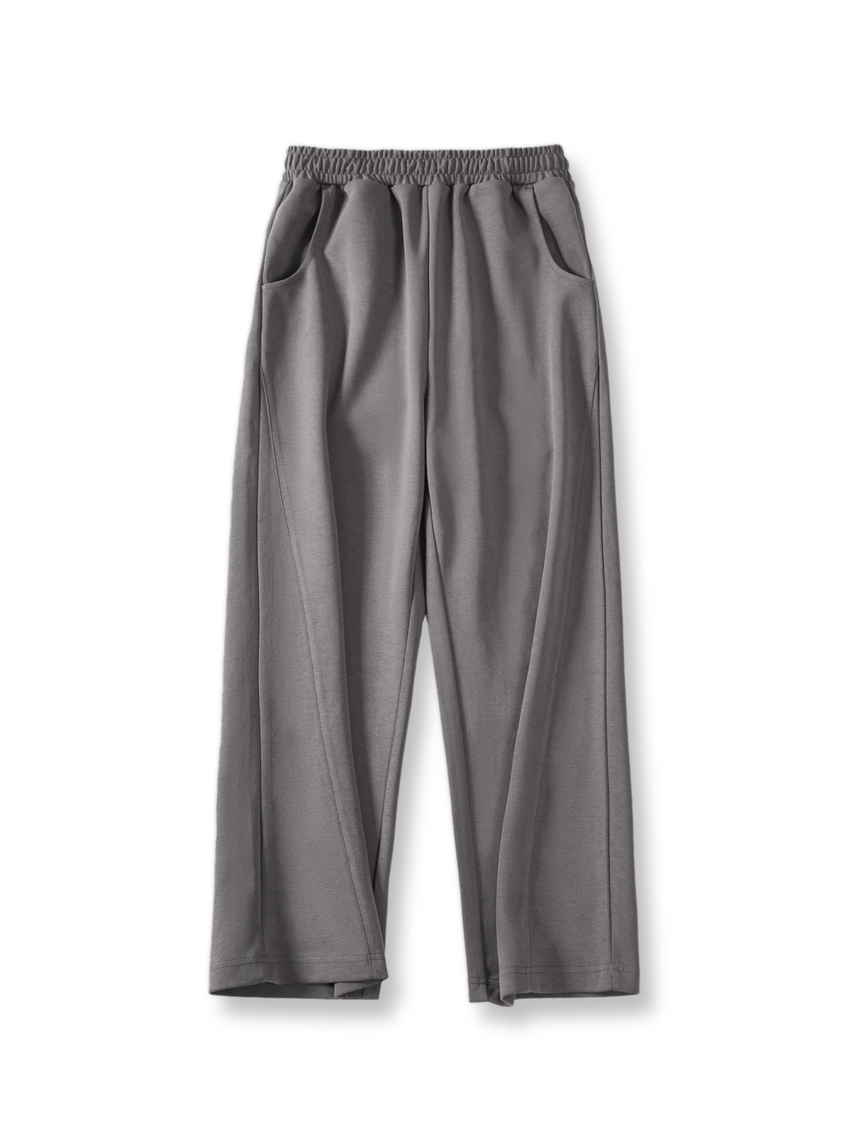 製品画像: グレーワイドパンツの正面図