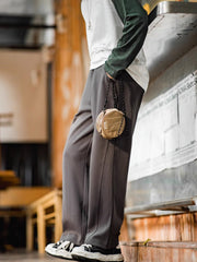 グレーワイドパンツ