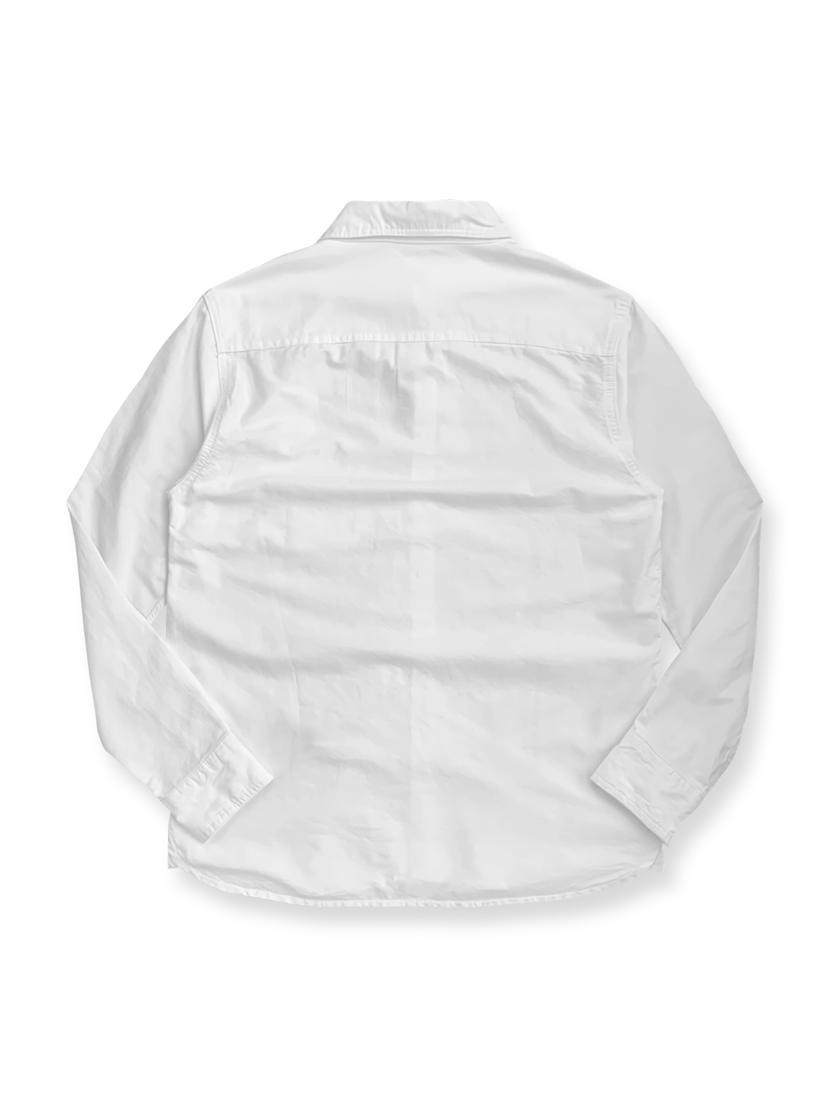 オックスフォード刺繍シャツ全体のF反画像