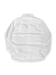 オックスフォード刺繍シャツ全体のF反画像