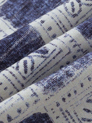 エスニック柄プリントのディテール特写