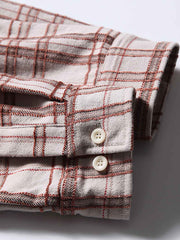 アーチヘムチェックシャツ