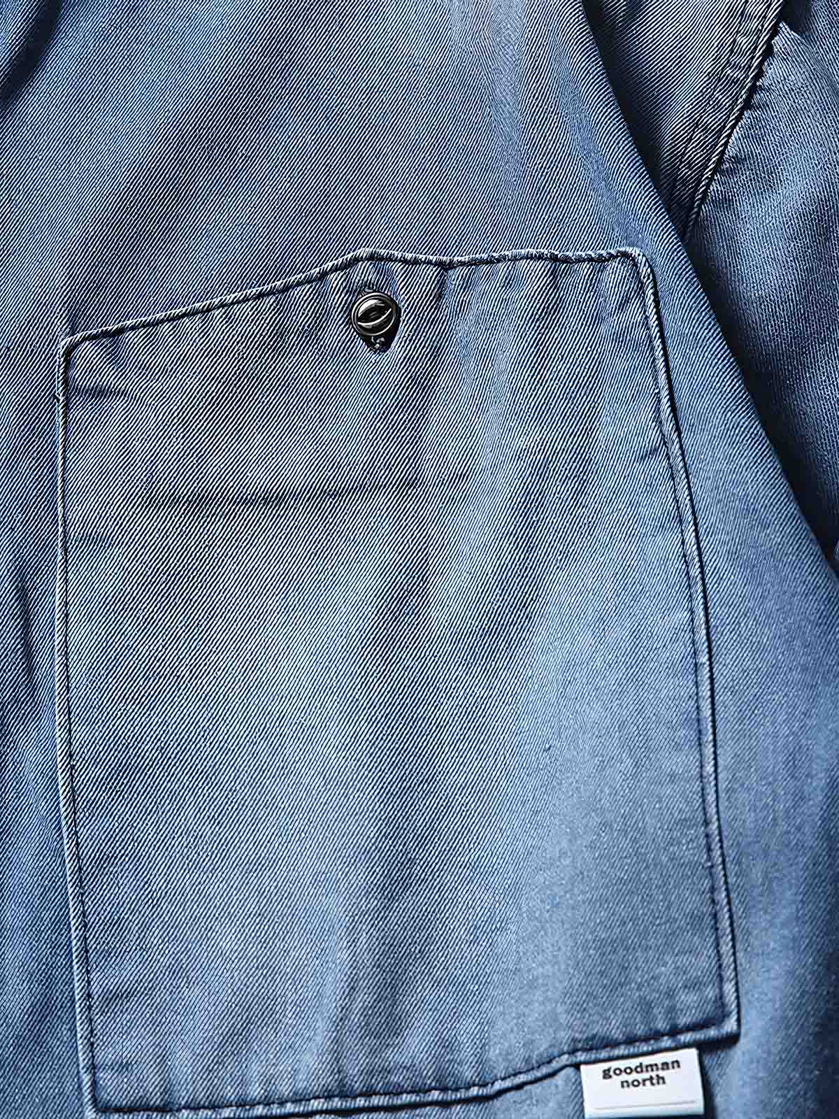 ポケットとウォッシュ加工のグラデーションディテール