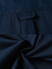 ウォッシュ加工 ダブルポケット ワークシャツ