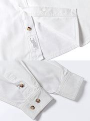 ウォッシュ加工 ダブルポケット ワークシャツ