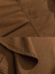 カラーブロックポケットワークシャツ