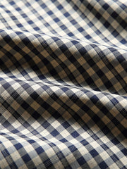 カラーコントラスト チェック シャツ