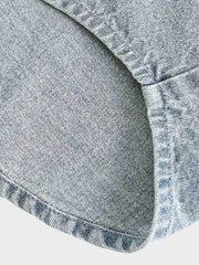 ウォッシュ加工デニムシャツ