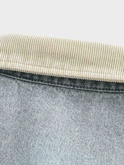 ウォッシュ加工デニムシャツ