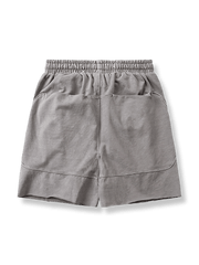 ウォッシュレトロドローストリングパッチワークカジュアルショーツの正面図