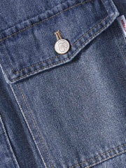 エイジングウォッシュデニムベスト