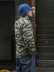 ウォッシュ加工 デニムバケットハット