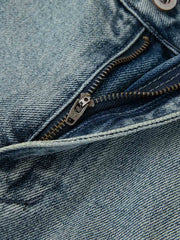 ウォッシュド加工 デニムパンツ