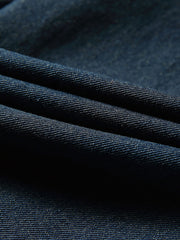 ウォッシュ加工 レトロ ワイド デニムパンツ