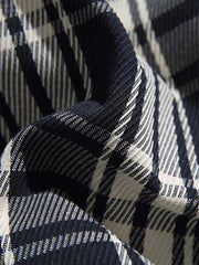 アーバンチェック柄フード付きジャケット