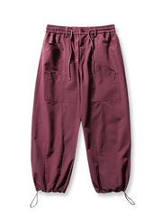 カーゴポケットドローコード ストレートパンツ全体