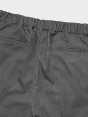 ウール混ワイドスラックス