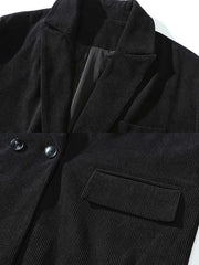 コーデュロイ ビジネスカジュアルスーツ