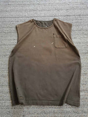 ヴィンテージウォッシュスプラッシュペイントタンクトップのディテール展示図