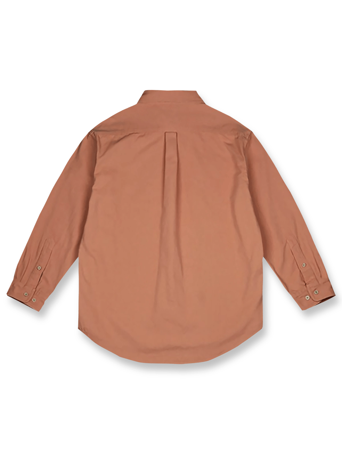 ウォッシュベーシック長袖ポケットシャツの全体展示