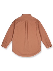 ウォッシュベーシック長袖ポケットシャツの全体展示