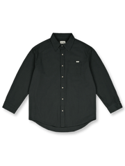 ウォッシュベーシック長袖ポケットシャツの全体展示