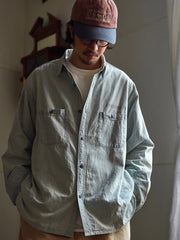 クラシック デニム ウォッシュ シャツ