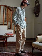 クラシック デニム ウォッシュ シャツ