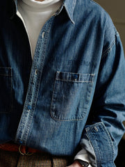 クラシック デニム ウォッシュ シャツ