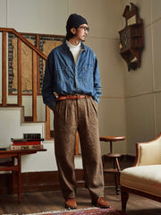 クラシック デニム ウォッシュ シャツ