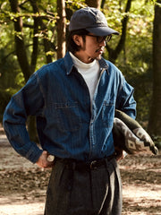 クラシック デニム ウォッシュ シャツ