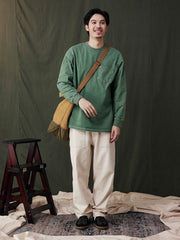 カラーブロックキャンバストート ショルダーバッグ