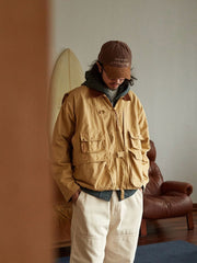 コーデュロイ襟 フィッシングジャケット