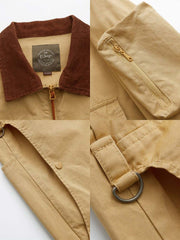 コーデュロイ襟 フィッシングジャケット