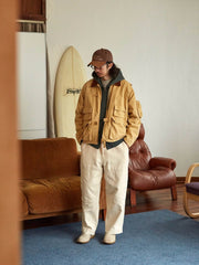 コーデュロイ襟 フィッシングジャケット