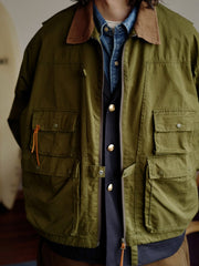 コーデュロイ襟 フィッシングジャケット