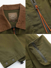 コーデュロイ襟 フィッシングジャケット