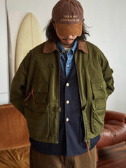 コーデュロイ襟 フィッシングジャケット